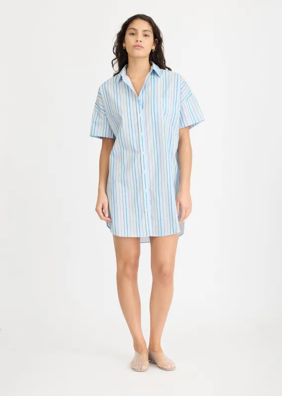 Chiara Mini Dress Multi Stripe - Tutti Frutti made by LMND