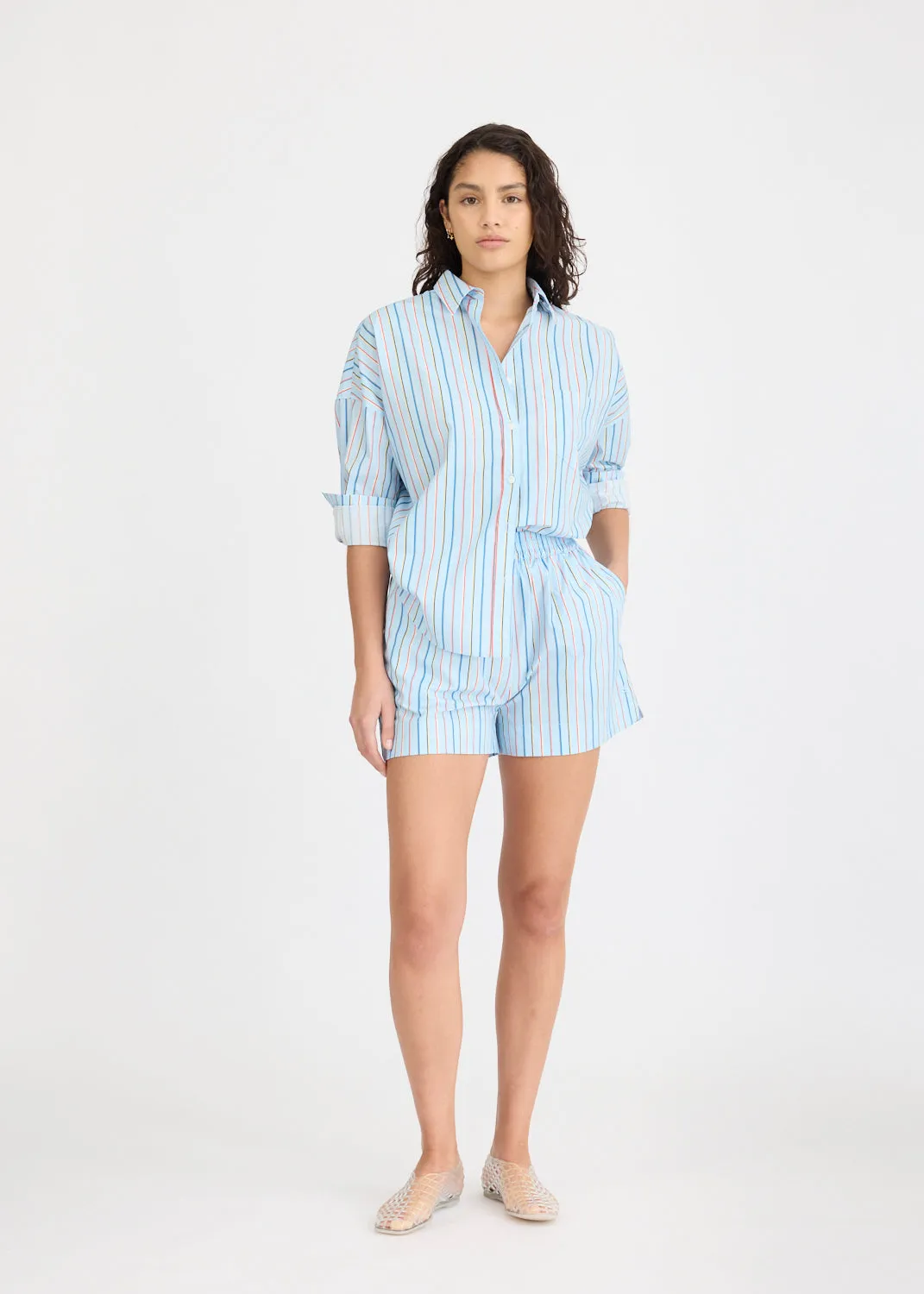 Chiara Long Sleeve Shirt Stripe - Tutti Frutti sold by LMND product image thumbnail 2