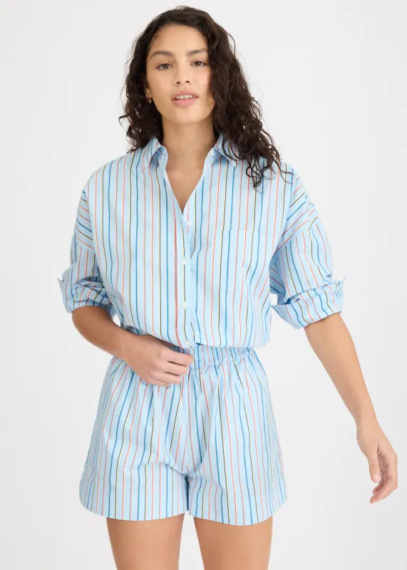 Chiara Long Sleeve Shirt Stripe - Tutti Frutti made by LMND