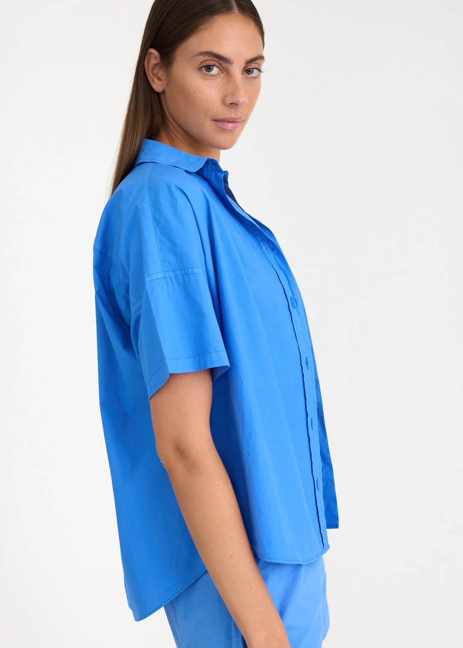 Chiara Short Sleeve Shirt - Ink Blue sold by LMND product image thumbnail 2