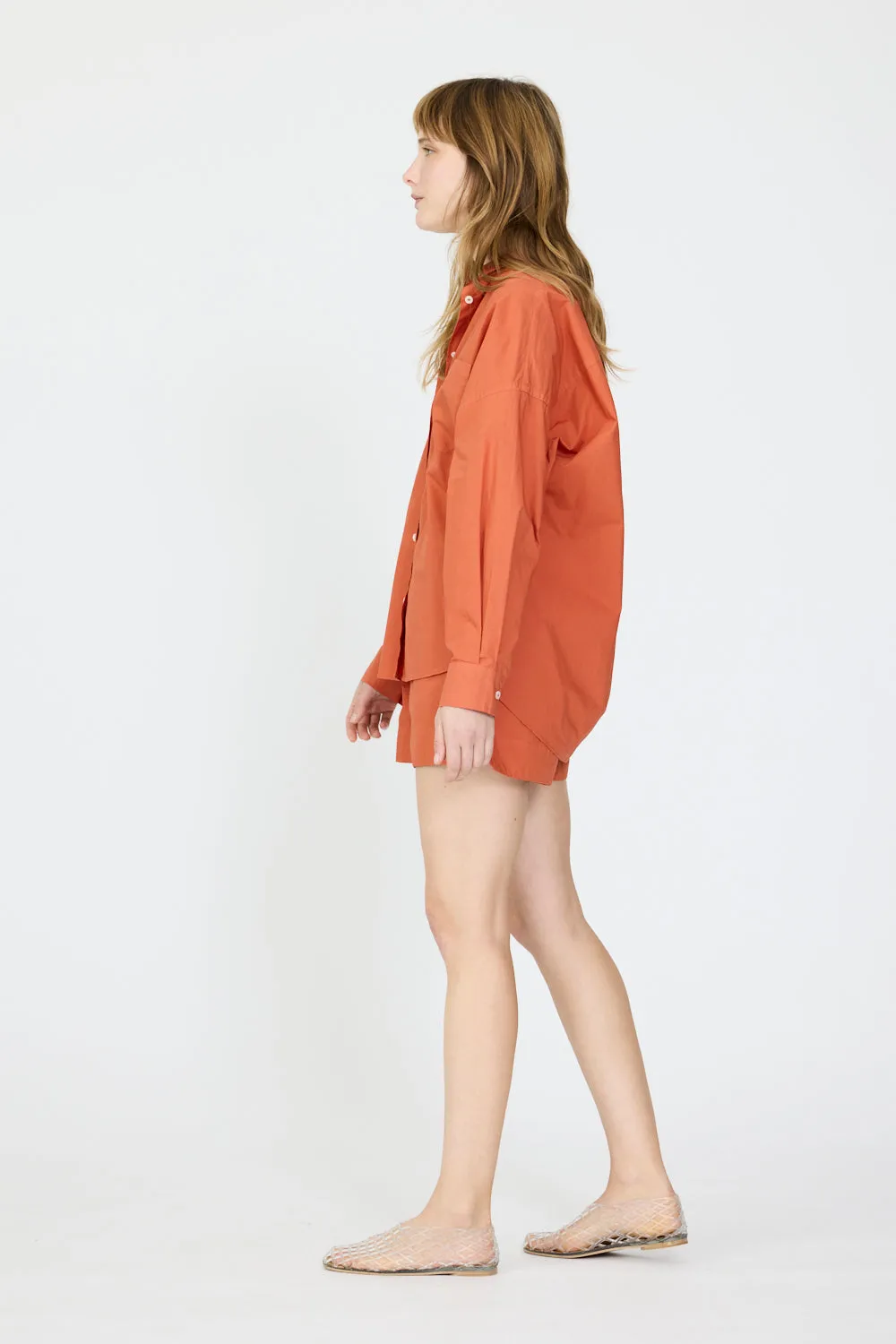 Chiara Long Sleeve Shirt - Classic - Rust sold by LMND product image thumbnail 4