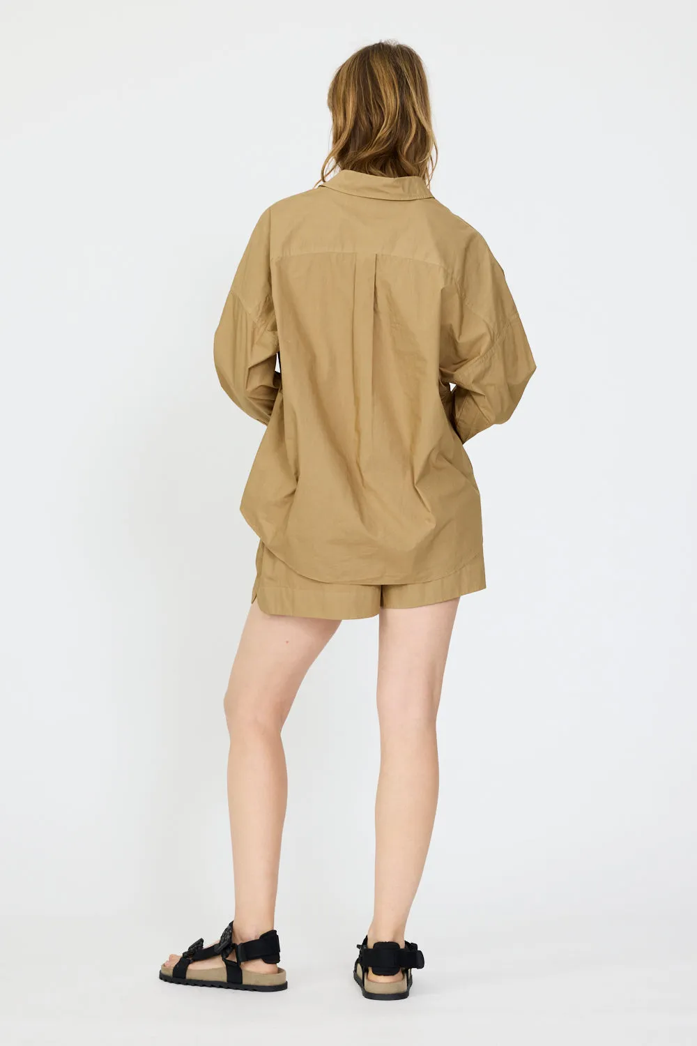 Chiara Long Sleeve Shirt - Classic - Khaki sold by LMND product image thumbnail 3