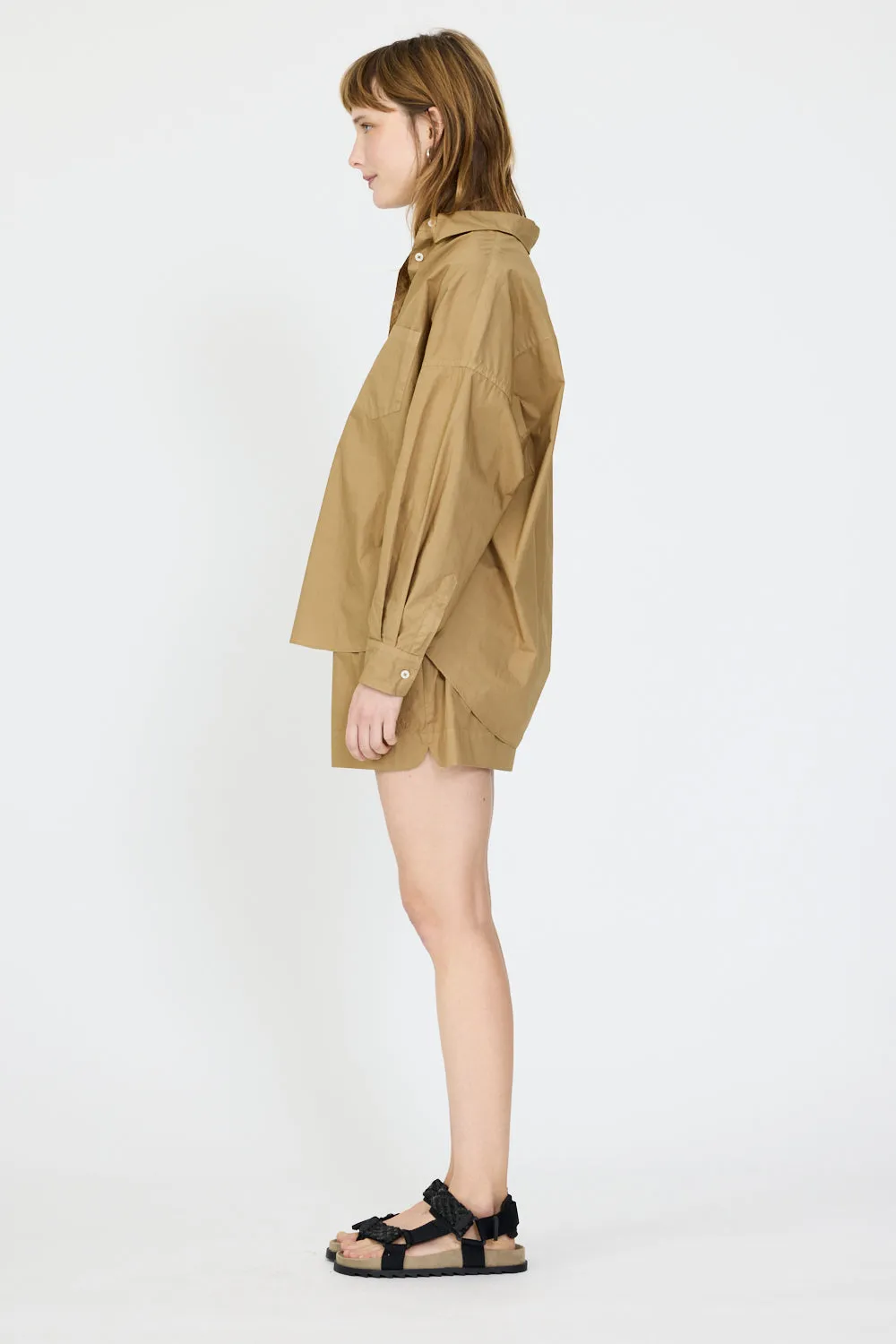 Chiara Long Sleeve Shirt - Classic - Khaki sold by LMND product image thumbnail 4