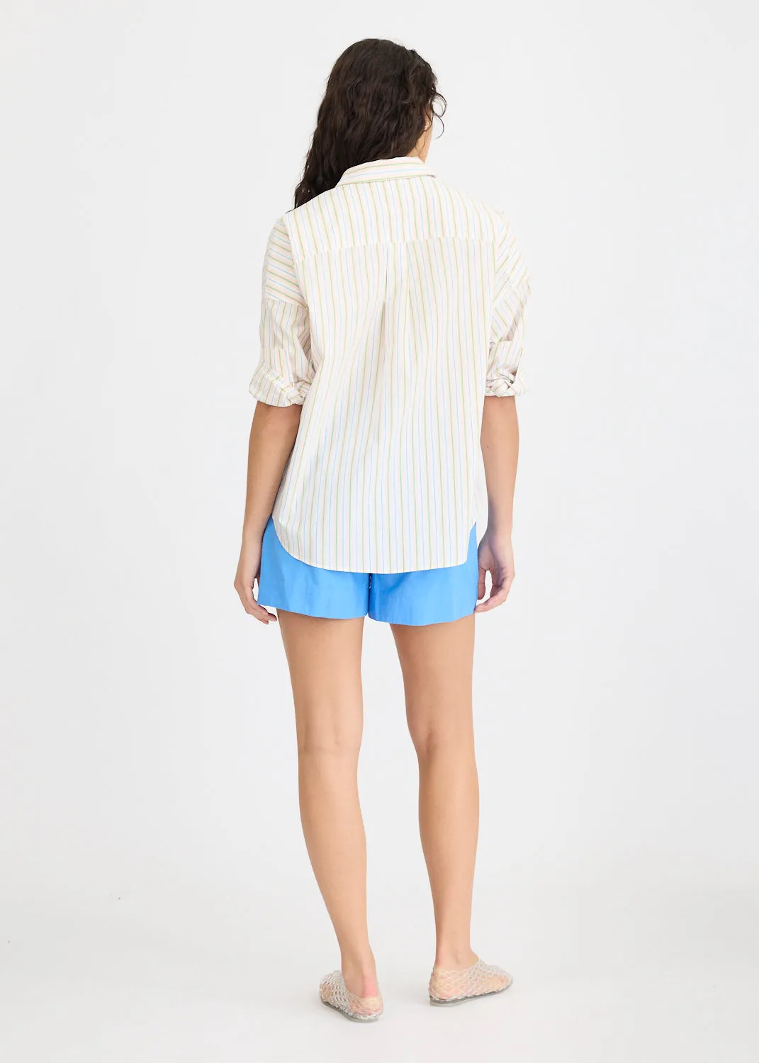 Chiara Long Sleeve Shirt Multi Stripe - Pink Sorbet Multi Stripe sold by LMND product image thumbnail 3