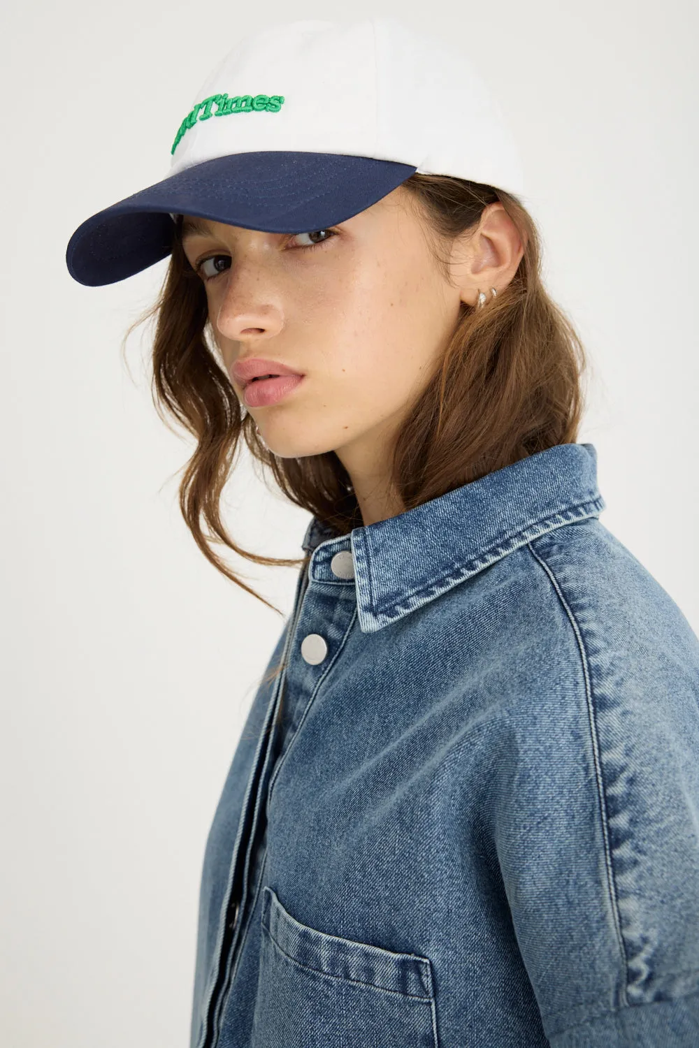 Good Times Cap - White/Navy/Light Verde sold by LMND product image thumbnail 5