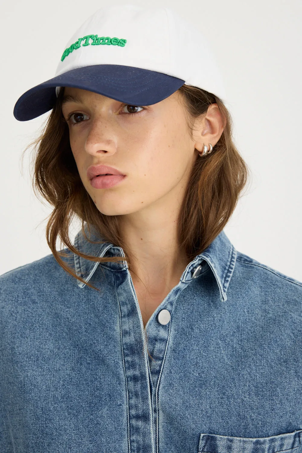Good Times Cap - White/Navy/Light Verde sold by LMND product image thumbnail 2