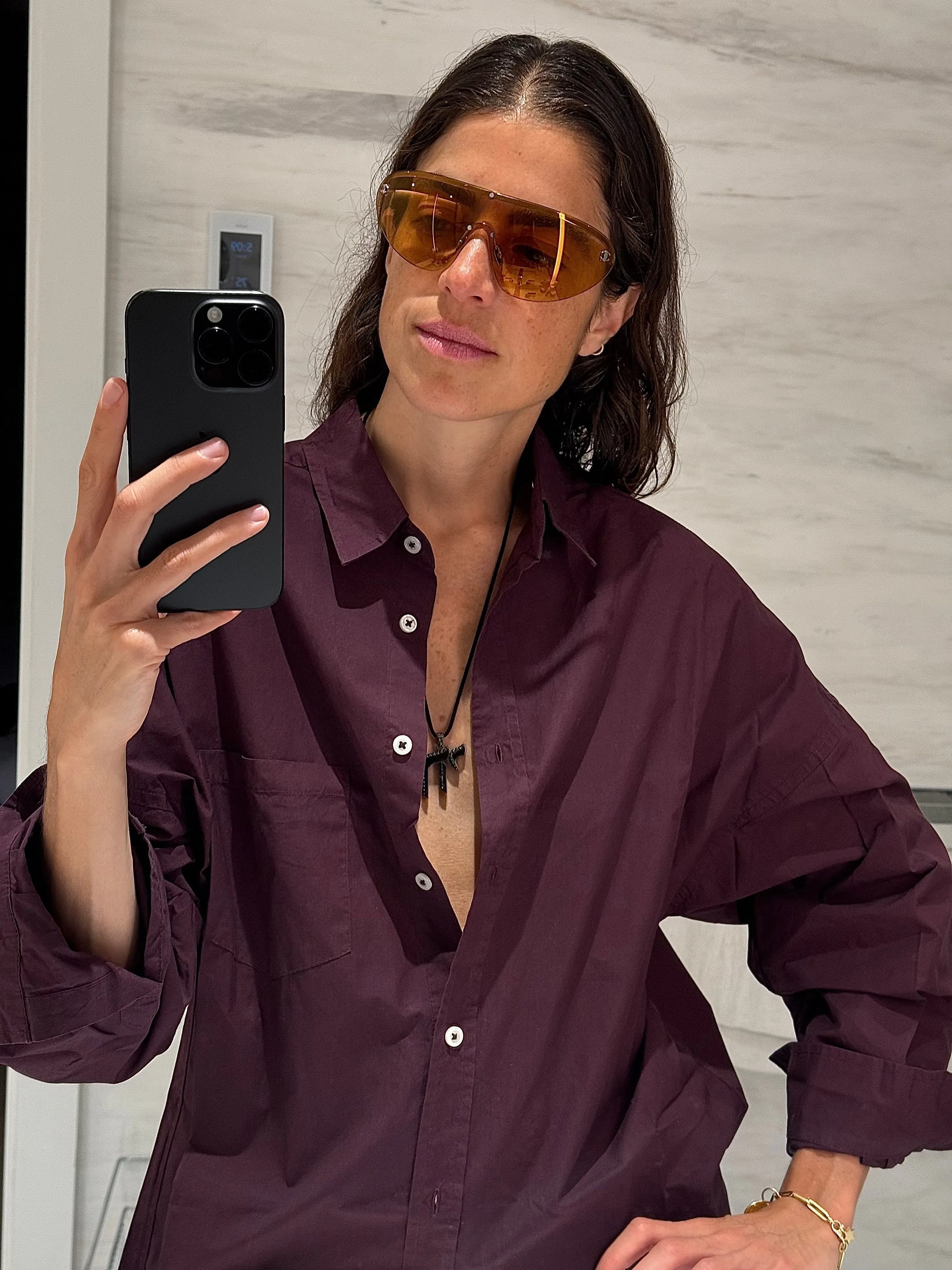 Chiara Shirt Classic - Cherry sold by LMND product image thumbnail 4