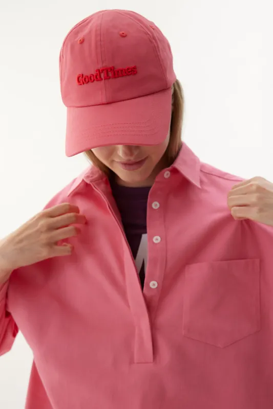 Good Times Cap - Rosa/Flame made by LMND