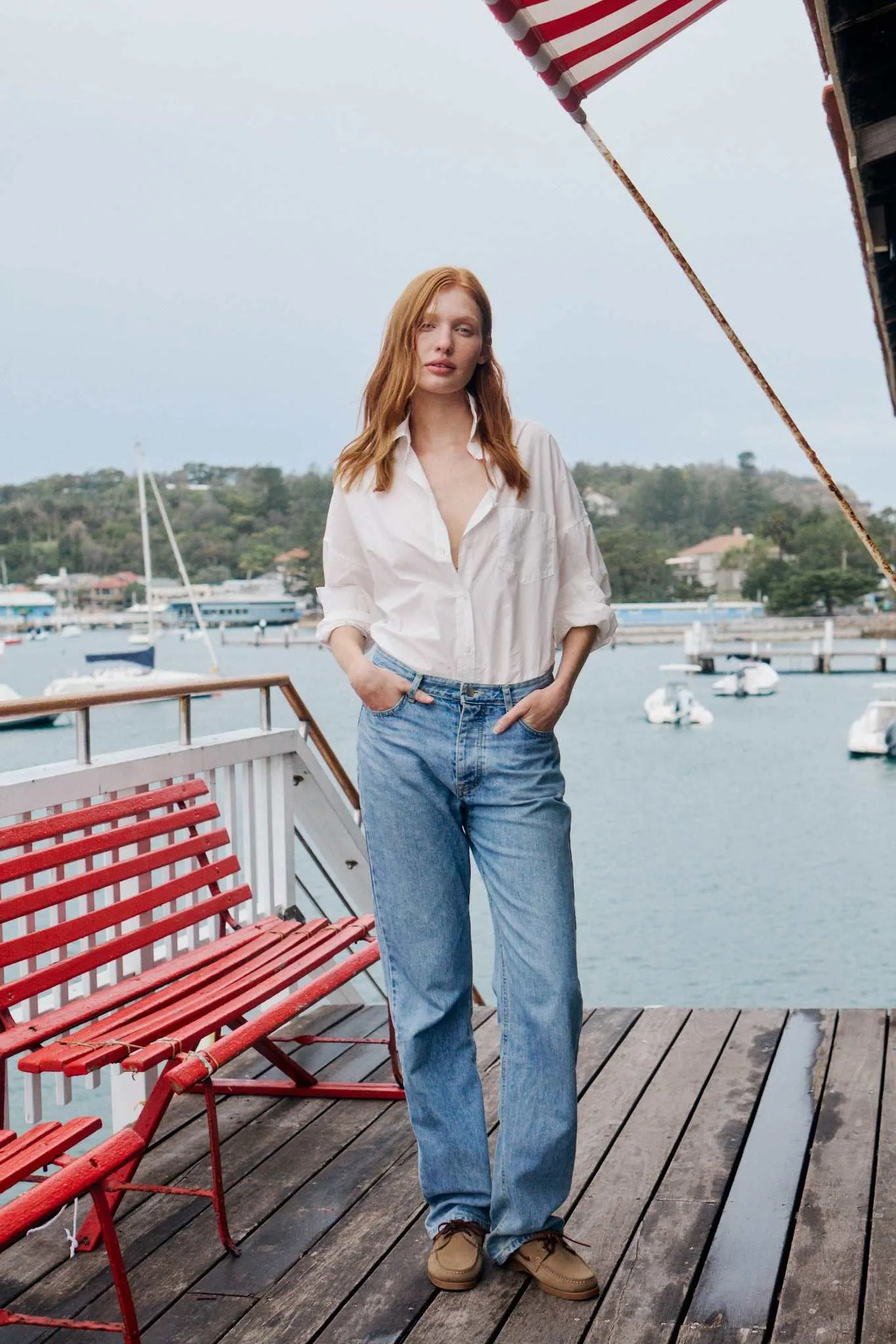 Chiara Long Sleeve Shirt - Classic - White sold by LMND product image thumbnail 3
