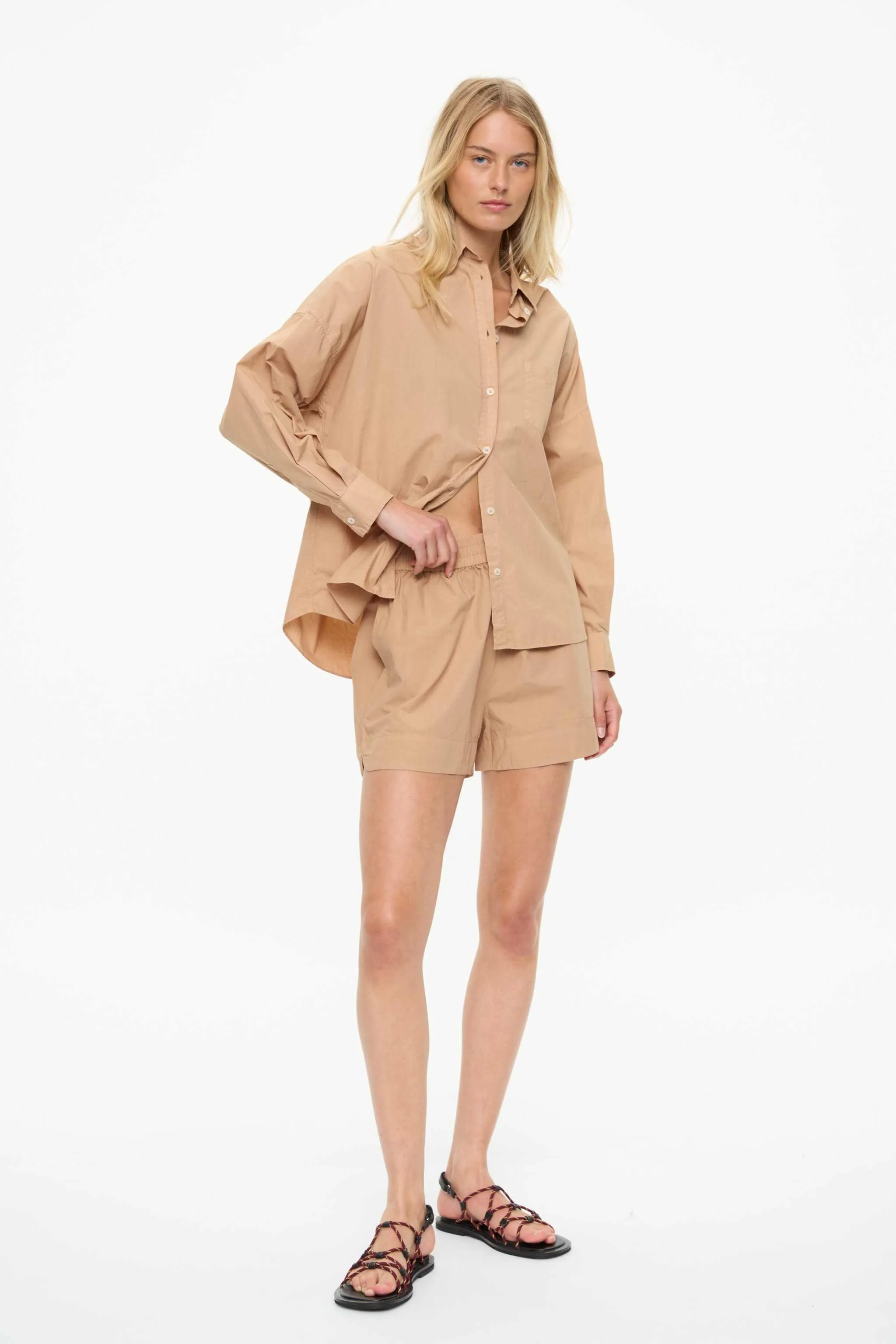 Chiara Long Sleeve Shirt - Classic - Toffee sold by LMND product image thumbnail 4