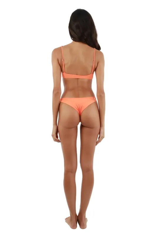 Sunset Orange Elite Bottom sold by Malai Swimwear