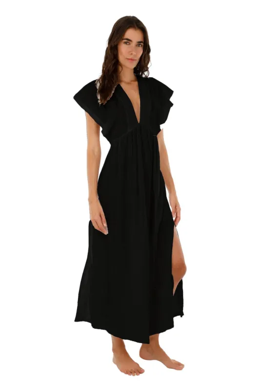 Black Nobel Dress sold by Malai Swimwear