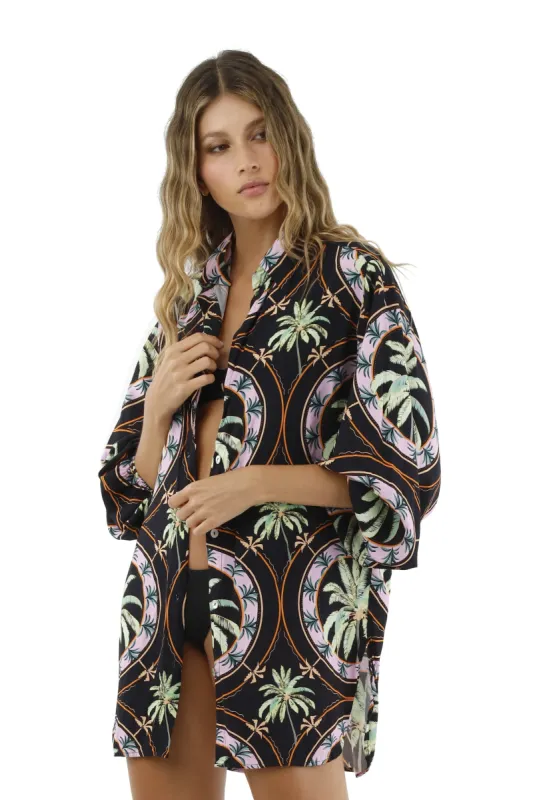 Contrast Palm Loops Akumal Shirt sold by Malai Swimwear
