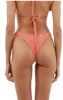 Textured Sparkling Sunset Orange Bold Bottom sold by Malai Swimwear