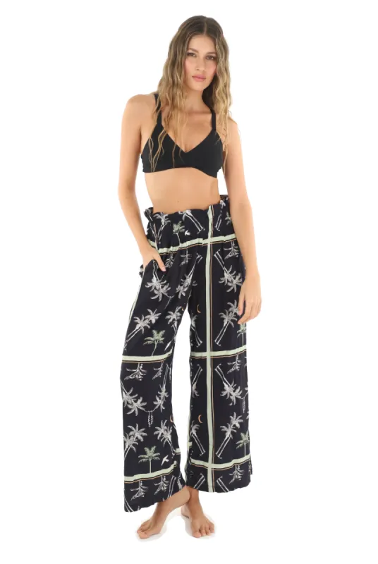 Kaleido Palm Sur Bay Pants sold by Malai Swimwear