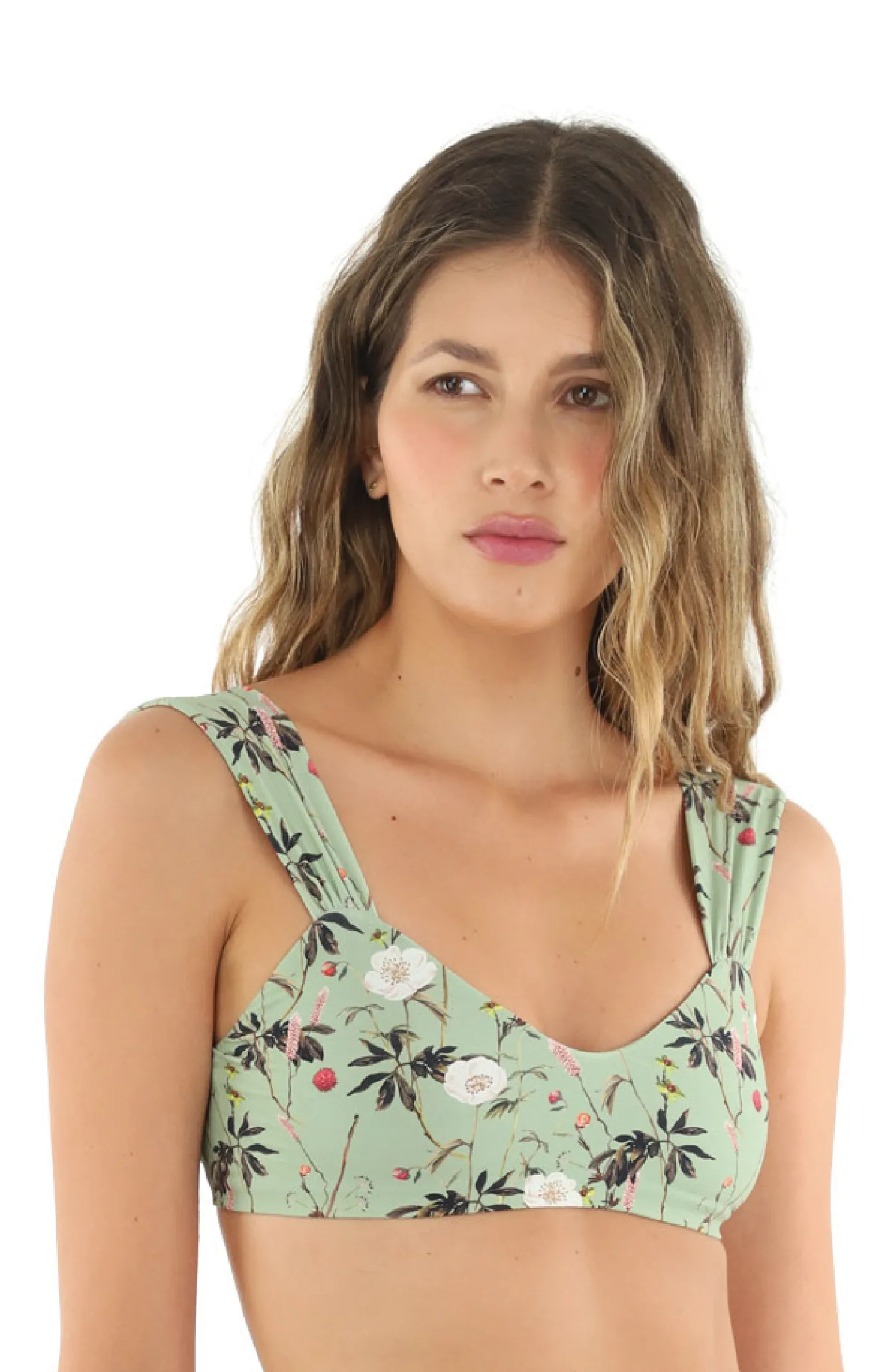 Blooming Garden Zuma Top sold by Malai Swimwear