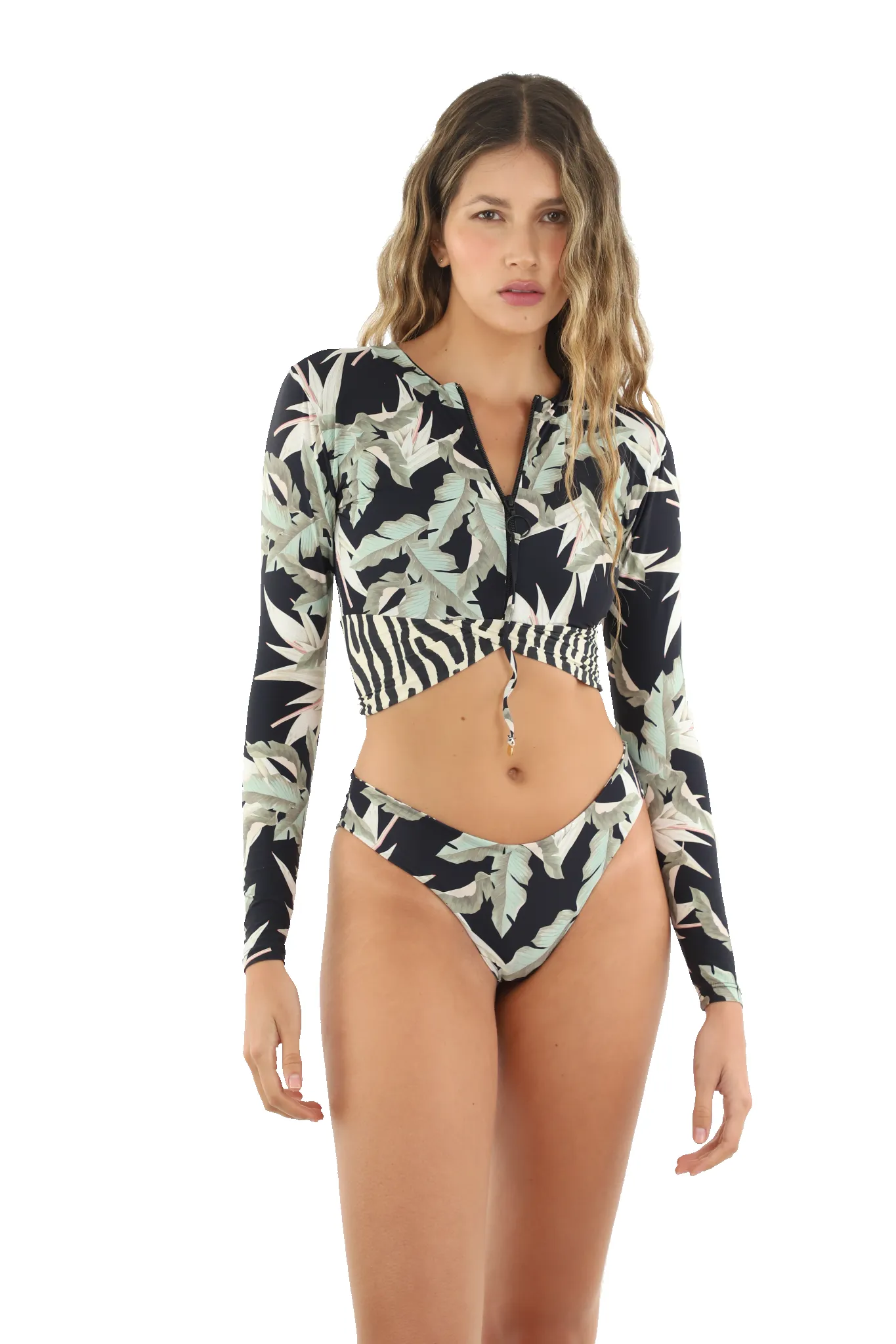 Dark Tropical Periwinkle Paramount Bottom sold by Malai Swimwear product image thumbnail 3