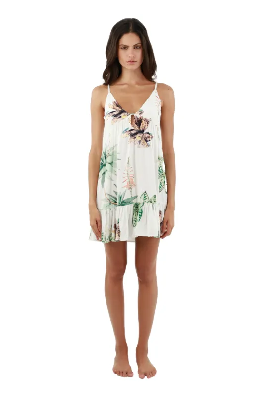 Natural Loose Ends Calista Dress sold by Malai Swimwear