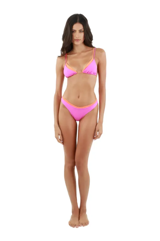 Easy Pink Double Basal Triangle sold by Malai Swimwear