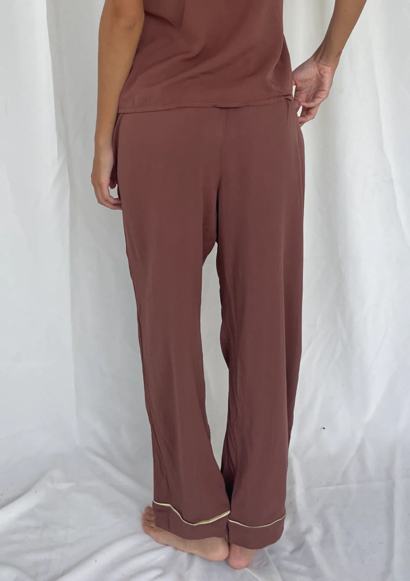 Earth Brown Pijama Pant sold by Malai Swimwear product image thumbnail 2