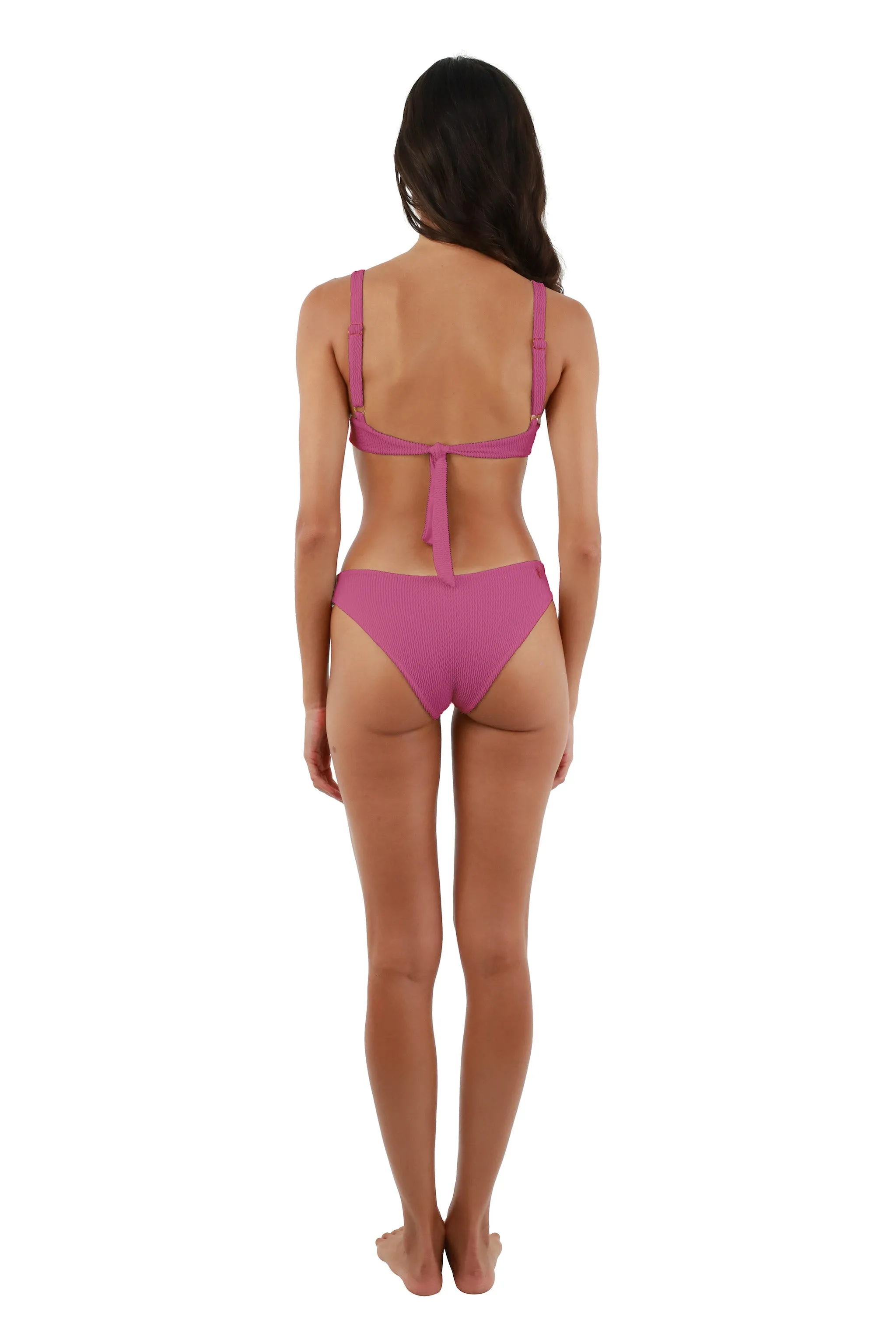 Textured Wave Easy Pink Majestic Top sold by Malai Swimwear product image thumbnail 2