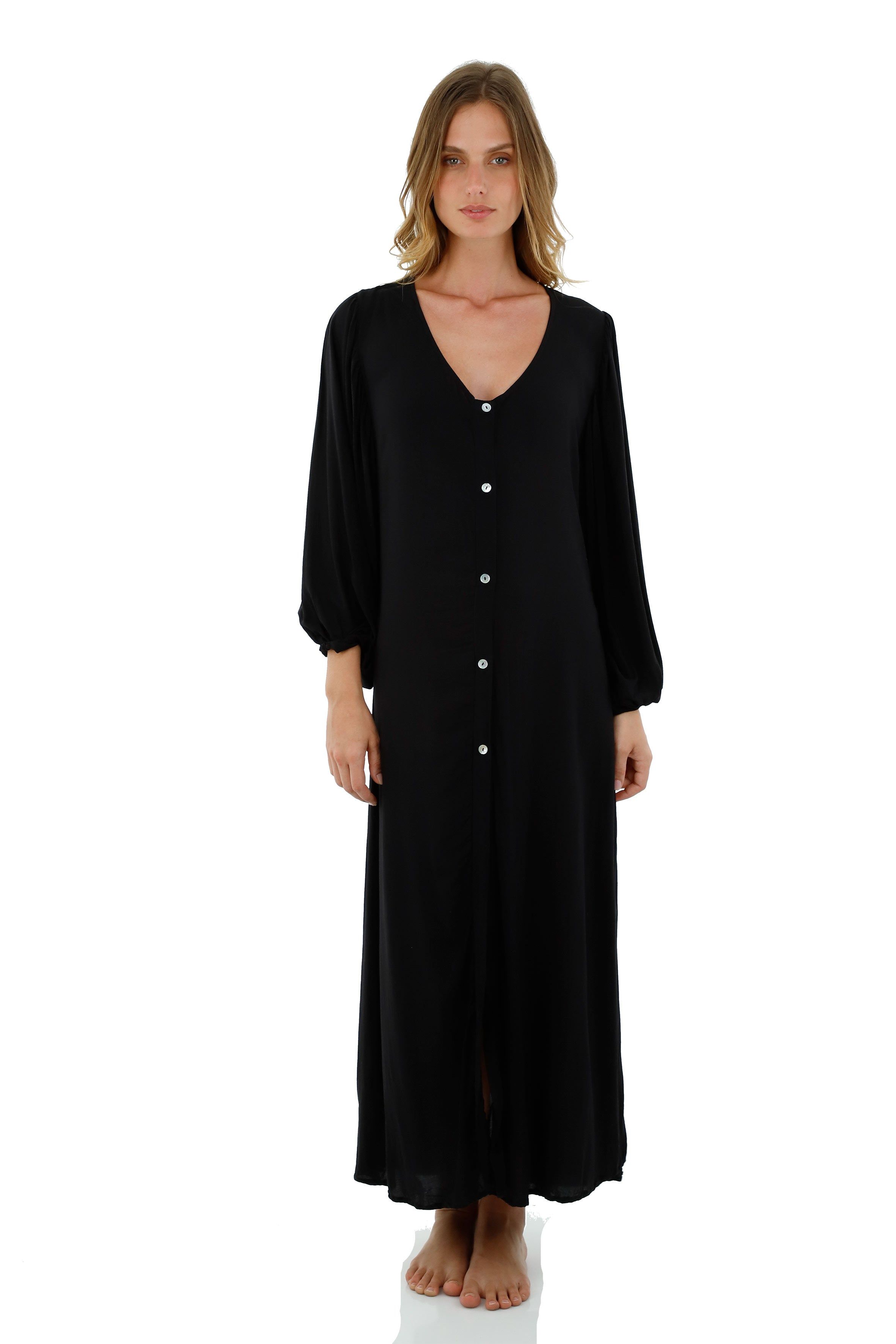Black Elation Maxi Dress sold by Malai Swimwear