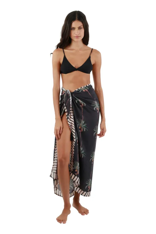 Tropical Palms The Must Pareo sold by Malai Swimwear