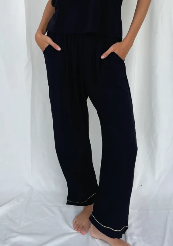 Black Pijama Pant sold by Malai Swimwear