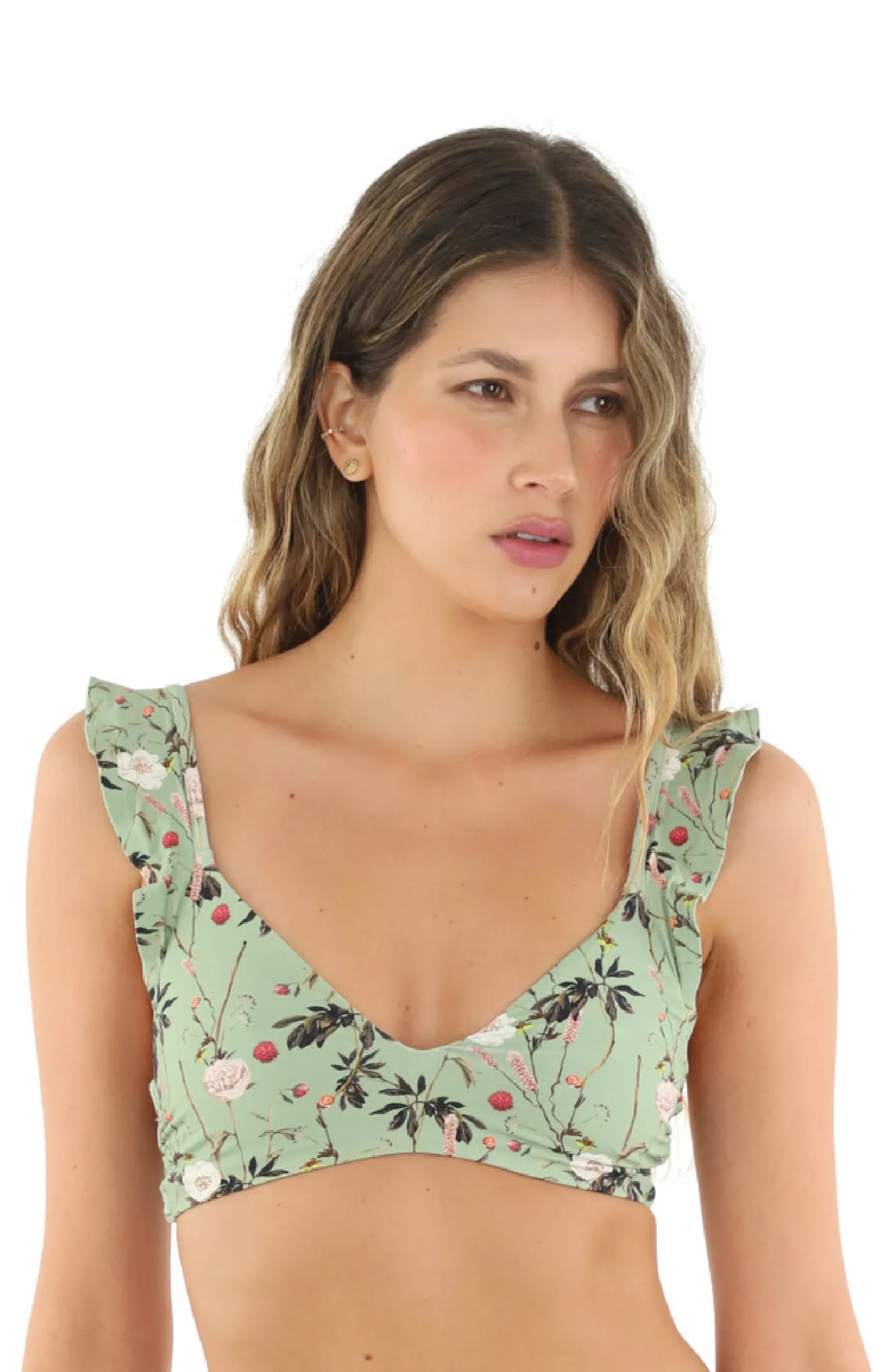 Blooming Garden Florence Top sold by Malai Swimwear