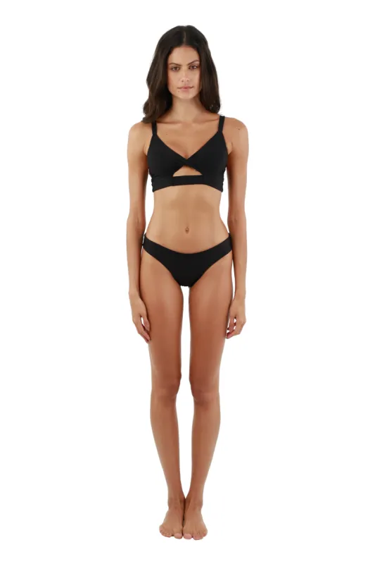 Black Danna Top sold by Malai Swimwear