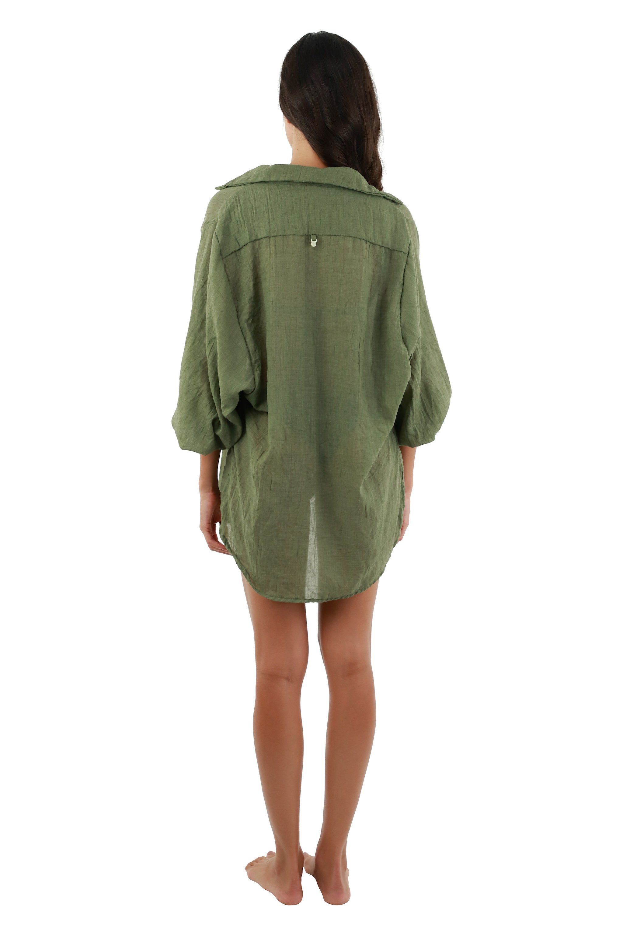 Clover Green Akumal Shirt sold by Malai Swimwear product image thumbnail 2