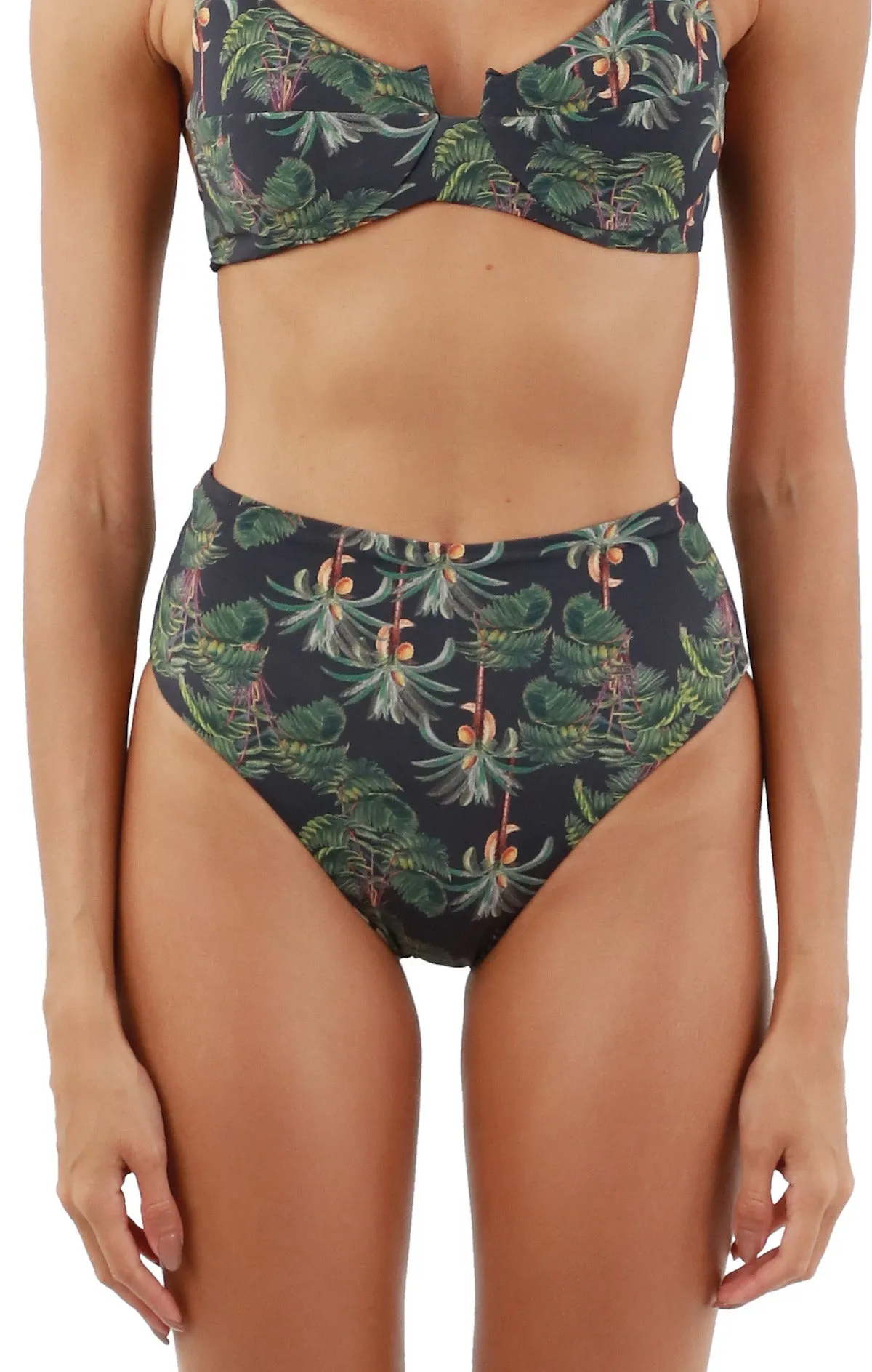 Tropical Palms Moon Bay Bottom sold by Malai Swimwear product image thumbnail 4