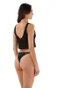 Black Malla Krewel Crop Top sold by Malai Swimwear