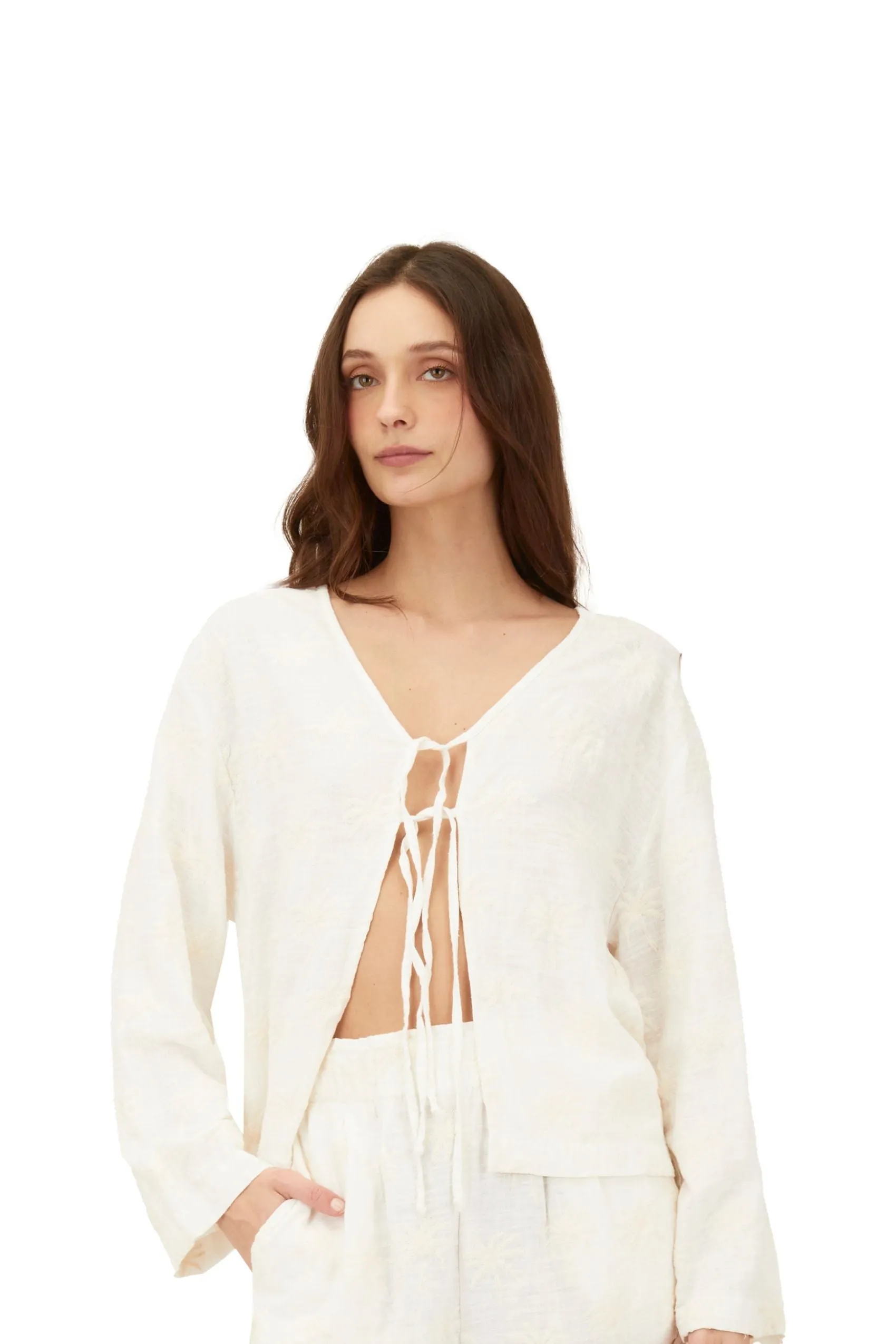 Fest Palm Luster Shirt sold by Malai Swimwear product image thumbnail 2