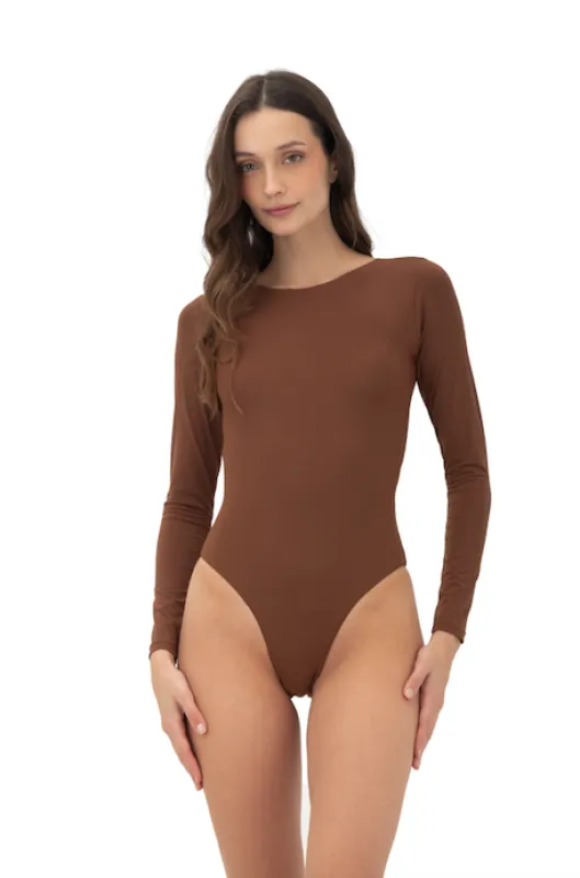 Earth Brown Liara One Piece sold by Malai Swimwear