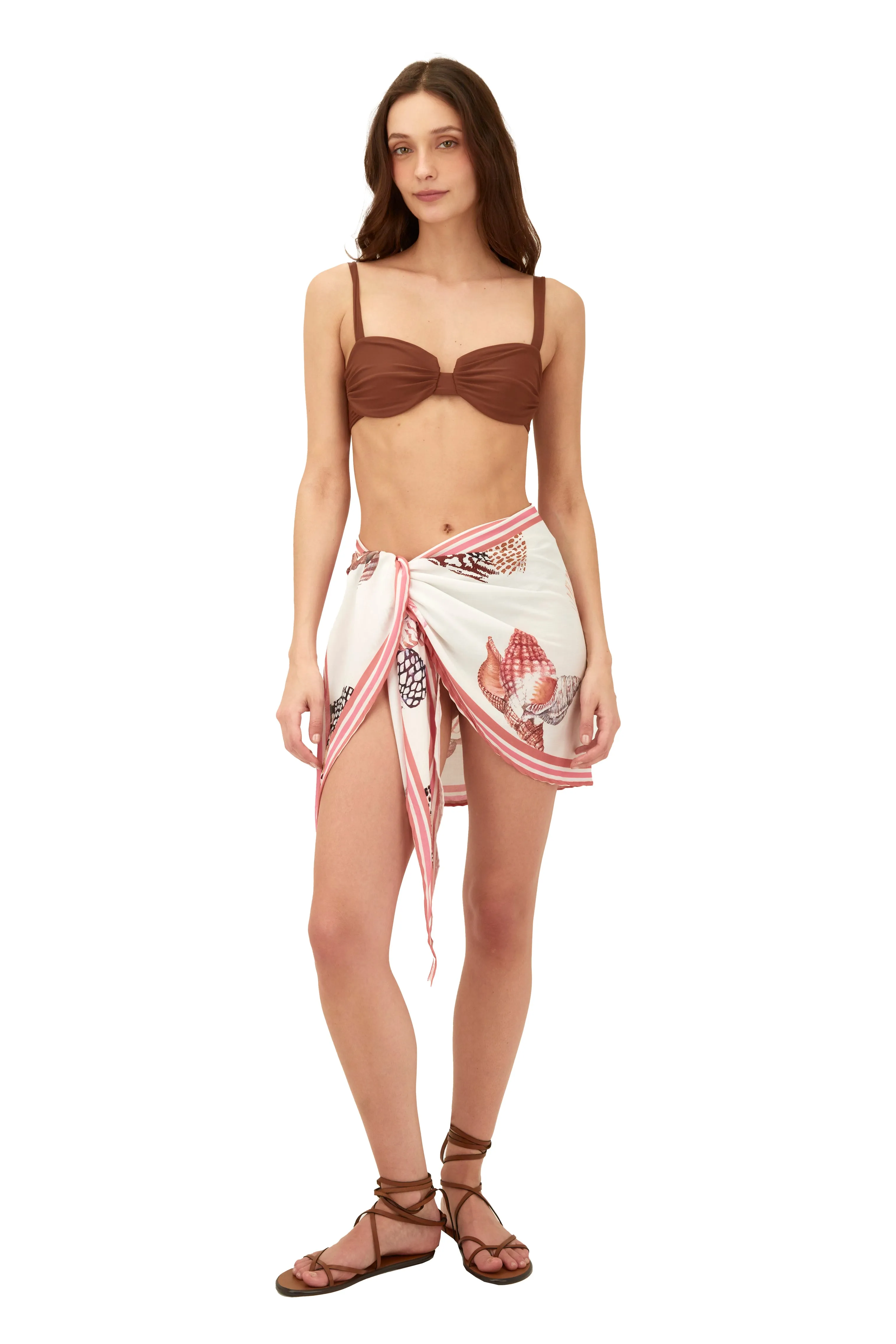 Seashell Rooney Pareo sold by Malai Swimwear