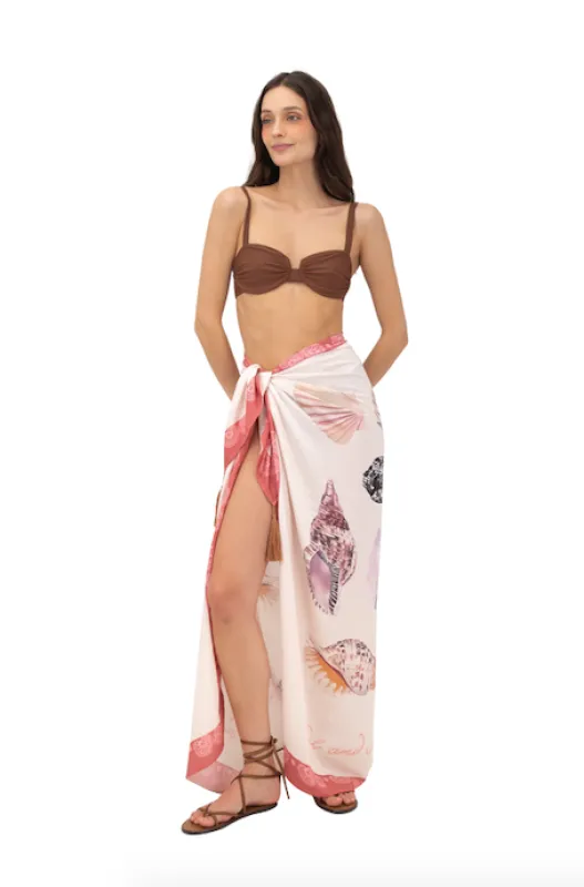 Seashell The Musk Pareo sold by Malai Swimwear