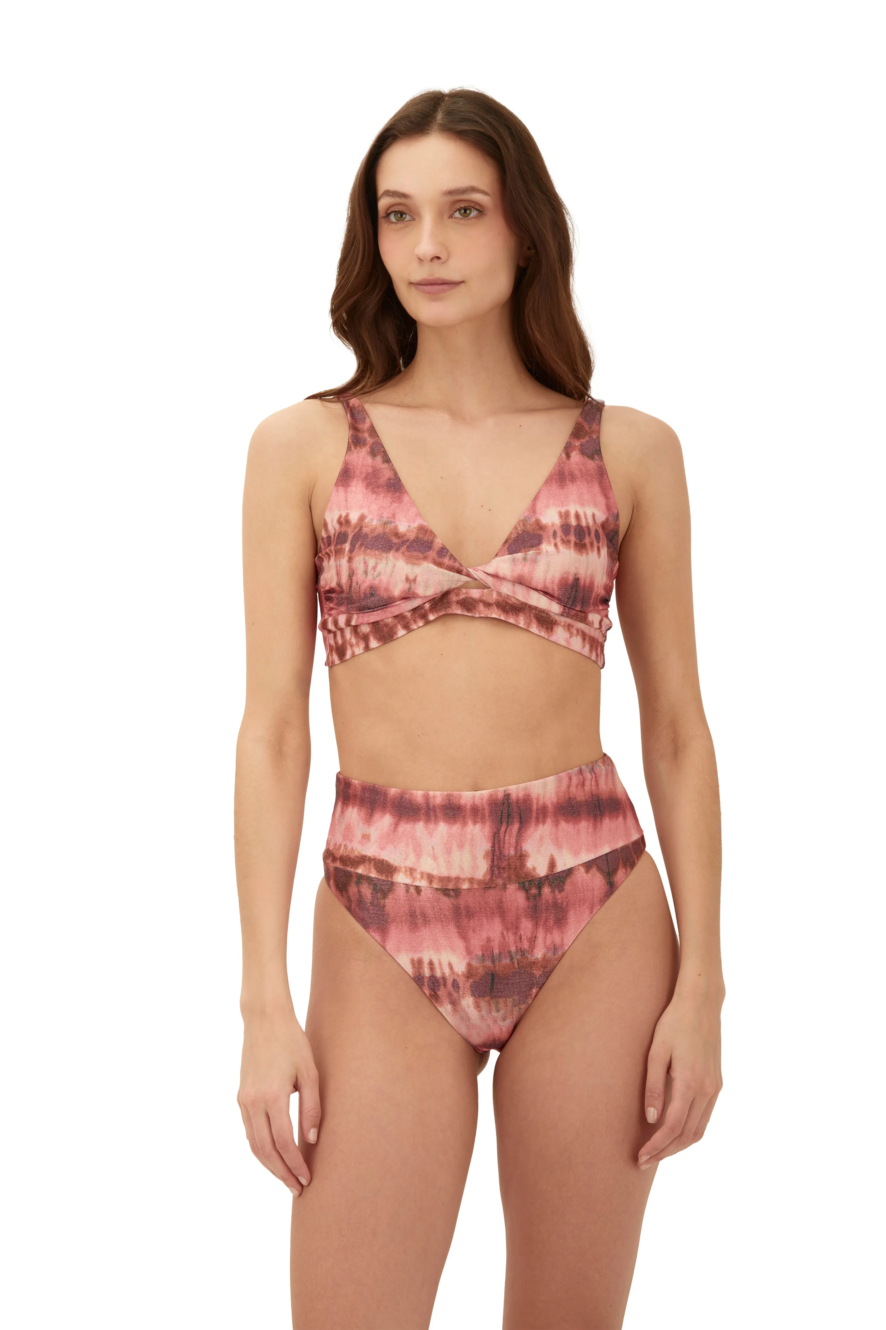 Tiedye llusión Costa Top sold by Malai Swimwear
