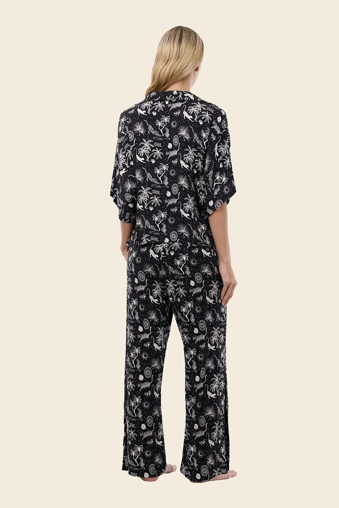 Black Sunset Dreams Laze Shirt sold by Malai Swimwear product image thumbnail 2