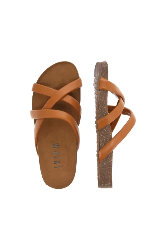 Earth Brown Cloud Sandals sold by Malai Swimwear