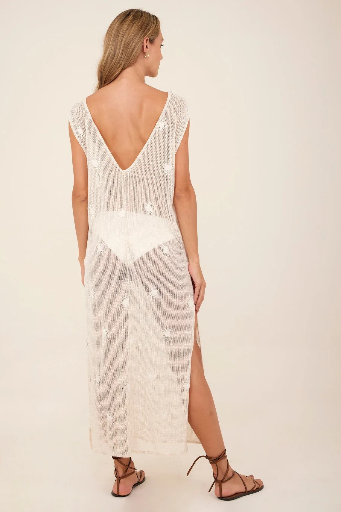 Ivory Malla Sol Serena Dress sold by Malai Swimwear product image thumbnail 2