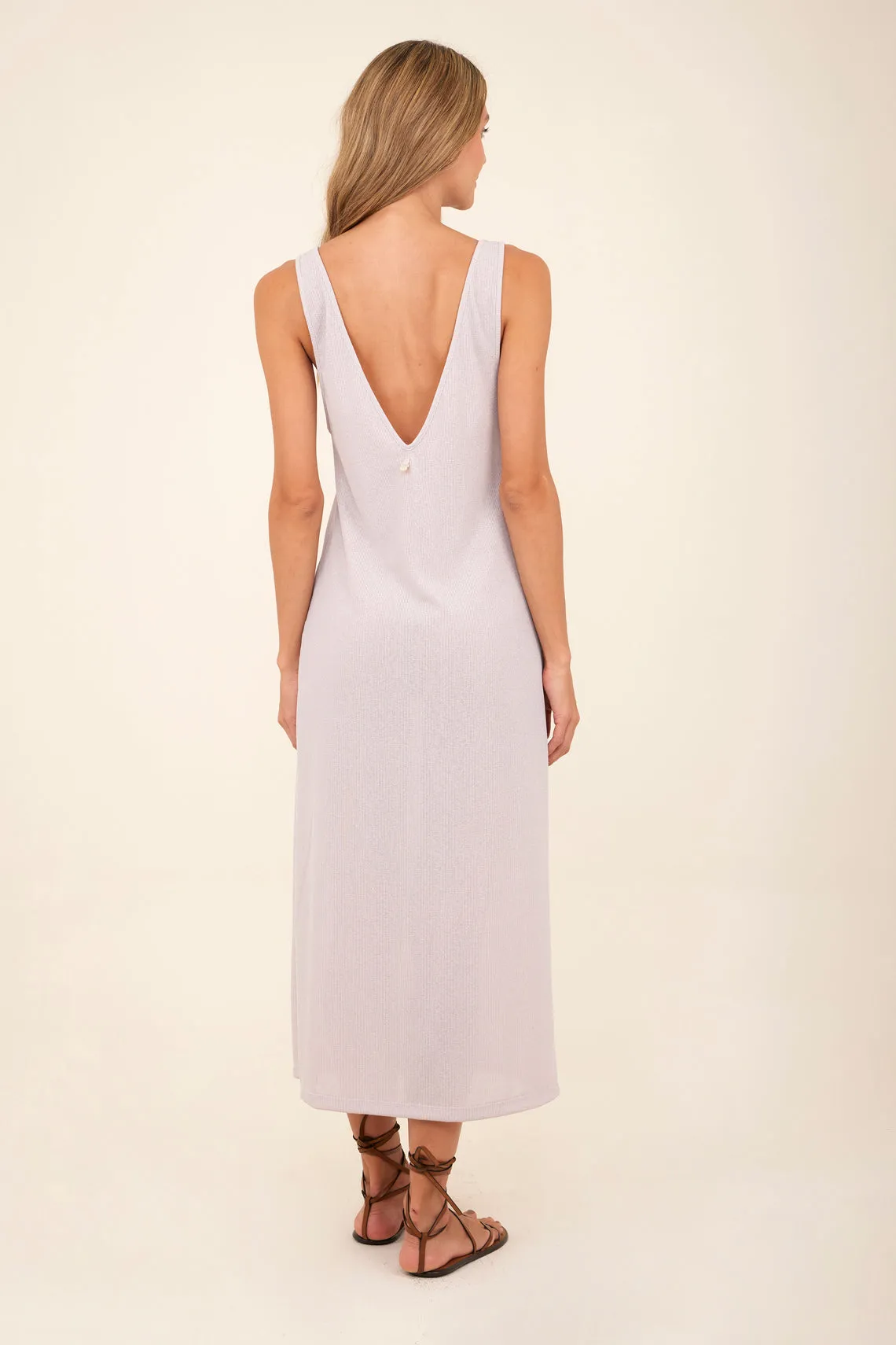 Lilac Slit Front Dress sold by Malai Swimwear product image thumbnail 2