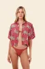 Tropical Wine Stella Shirt sold by Malai Swimwear