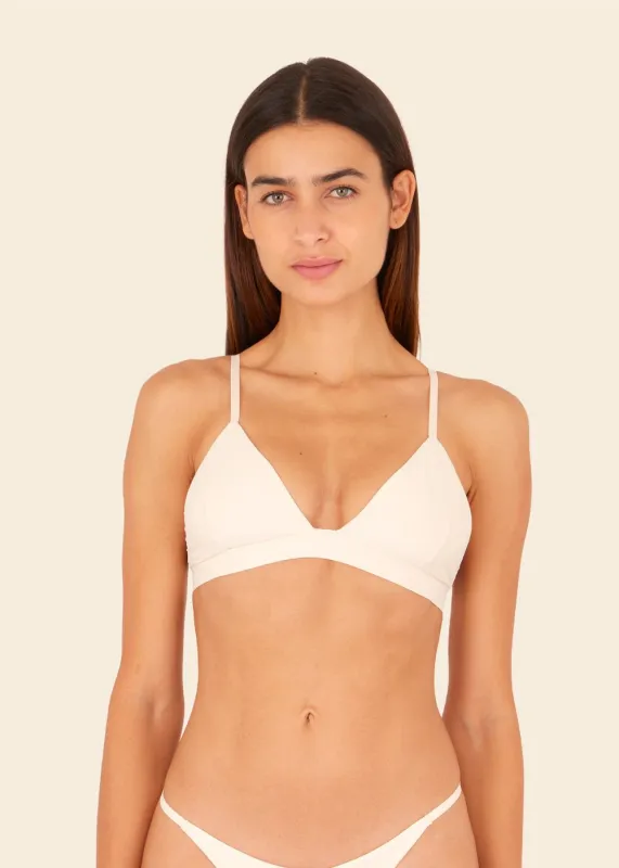 Beige Ritual Triangle sold by Malai Swimwear