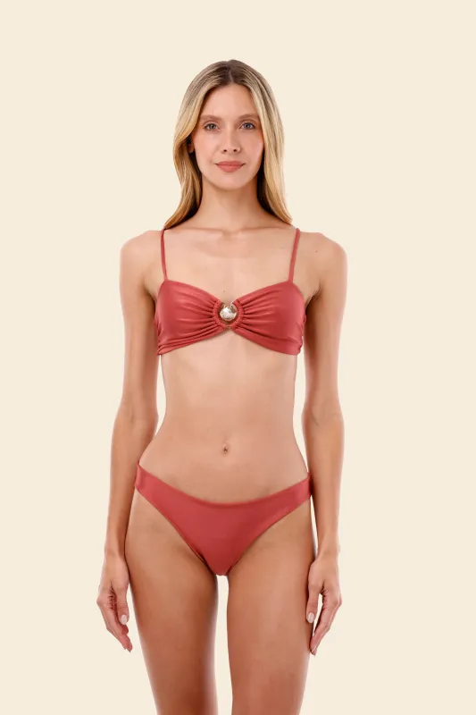 Fabed Rose Concha Top sold by Malai Swimwear
