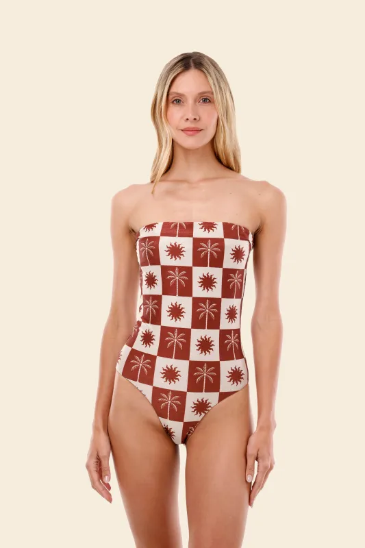 Sunrise Palm Lunaria One Piece sold by Malai Swimwear
