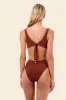 Barn Red Danza One Piece sold by Malai Swimwear