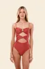 Fabed Rose Wavelet One Piece sold by Malai Swimwear