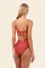 Fabed Rose Wavelet One Piece sold by Malai Swimwear