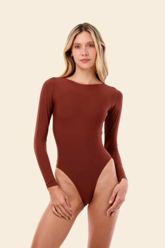 Barn Red Liara One Piece sold by Malai Swimwear
